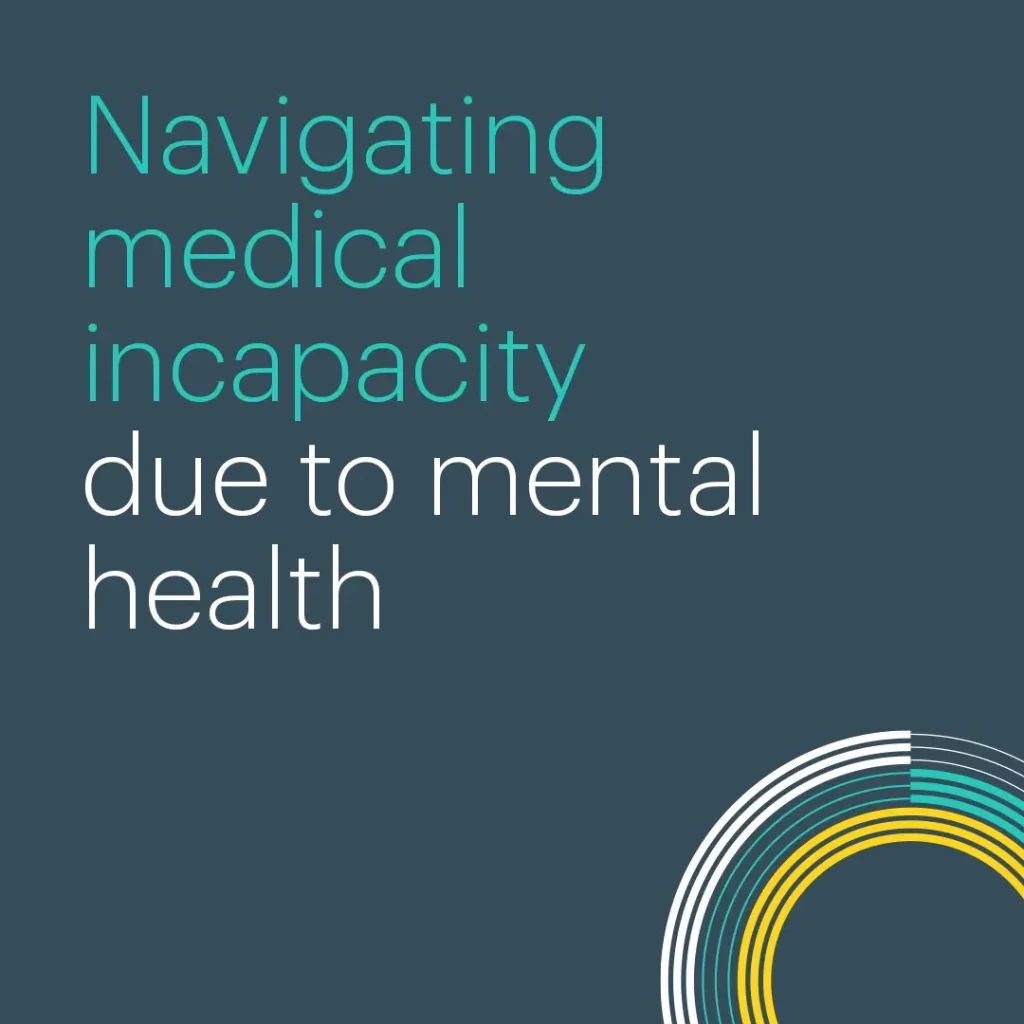 Medical incapacity due to mental health in the New Zealand workplace