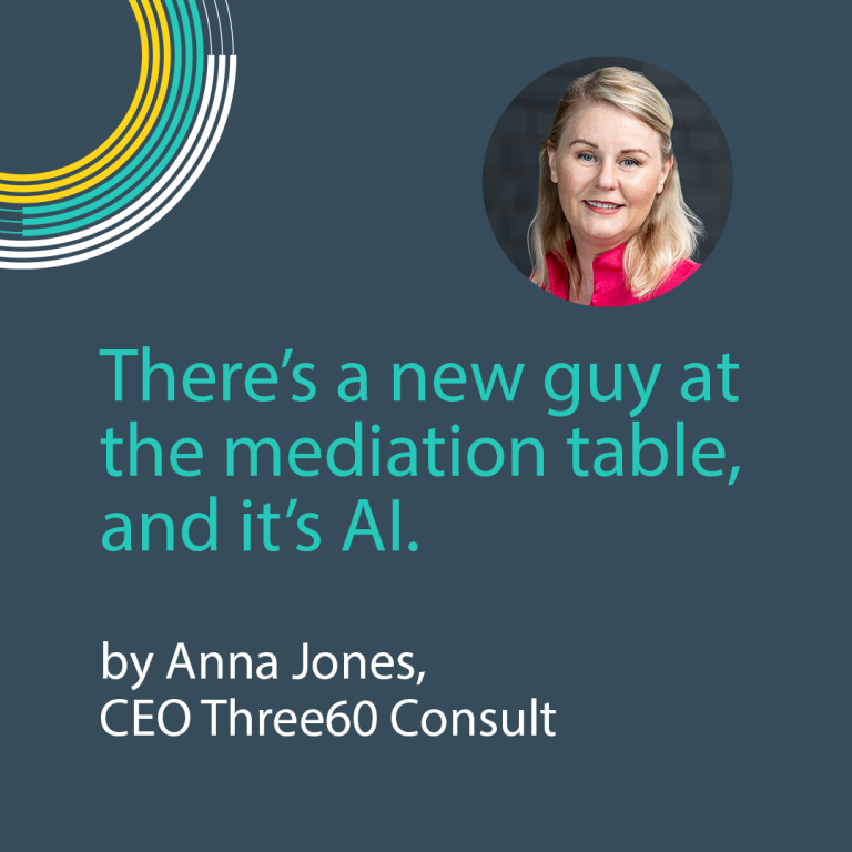 There’s a new guy at the mediation table, and it’s AI.